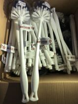 Toilet Brush Fashion Round Head Toilet Brush Home Toilet Toilet Brush Long Handle Non-slip Toilet Brush Decontamination Toilet Cleaning Brush