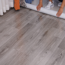 Wood grain floor leather pvc floor stickers self-adhesive home thickened wear-resistant cement floor renovation refurbished ground stickers