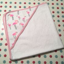 Foreign trade pure cotton baby bag towels baby bath towels bath towels covered with cover towels small cover blanket flamingo