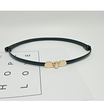 Transparent belt Womens belt Korean version of decoration Korea full transparent wide fine with jumpsuit dress trend fashion love