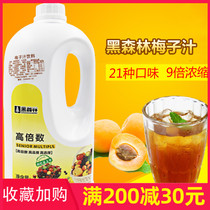 Fruit Juice Bean Plum Concentrate 1:9 High Juice Concentrate Black Forest Plum Juice 2 2kg