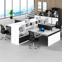 Staff desk simple modern 24 6-person screen financial office desk and chair combination staff desk booth