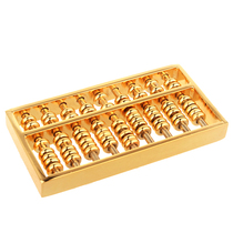 Juyuange Feng Shui brass Abacus pendant Wenchang pen wishful Abacus decoration keychain key chain pendant