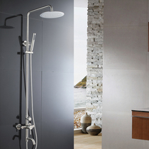 10 inch shower set stainless steel hot and cold water faucet 8 inch shower head