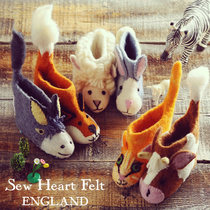 (Clearance spot) British pure handmade baby childrens wool boots home warm shoes toddler shoes parent-child