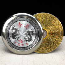 Small number three inch compass high-precision integrated disc compass brass circular rovia carry a beginner pendulum