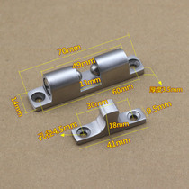 Cabinet wardrobe door touch casting 304 stainless steel touch bead lock wardrobe bumper lock door buckle 43 50 70mm