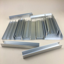 Edge groove aluminum U-shaped aluminum groove profile guide rail card slot glass fixed inner groove aluminum alloy groove strip U-shaped track groove