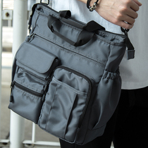 Commuter Business Mens slant backpack shoulder shoulder bag to work portable briefcase large capacity messenger bag computer bag