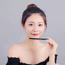 Double eyebrow pencil with eyebrow brush gray natural and long-lasting waterproof not easy to take off makeup
