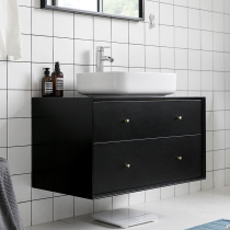 Japan-style Log Nordic Minimalist Style Solid Wood Oak Bathrobe table Washstand Wash table Suspended Custom