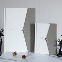 Photo studio high-end leather wedding photo album Book Production Photo Finishing Album commemorative booklet wedding customization