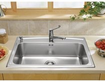 Kohler K-3348T-2KD-NAK-3348T-2KD-KS de Kadai single-slot table kitchen basin
