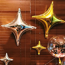 Four Corners Star Aluminum Film 10 Inch 24 Inch Stars Balloon Baby Birthday Party Adult Wedding Wedding House Decoration Arrangement
