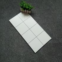 Nordic style black and white gray plaid bread brick 300X600 small white brick kitchen balcony restaurant wall brick glazed tile