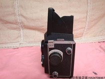One year warranty new net good use aluminum standard peony double reverse camera 120 film mechanical camera old items