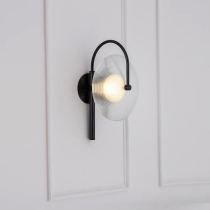 Nordic hardware Creative Glass living room wall lamp American post-modern simple aisle creative personality bedside wall lamp