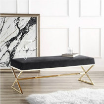 Nordic minimalist Footwear Bench Iron Clothing Shop Sofa Bench Art Sofa Benches Test Changing Shoes Benches Bedroom Bedstool Bench