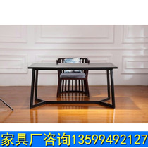 New Chinese Solid Wood Writing Desk Tea House Tea Curator Table Book House Desk Small Family Club Office Sign Single Desk