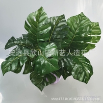 Simulation flower 9 simulation tortoise backleaf green turtle backleaf simulation plant wall material simulation flower
