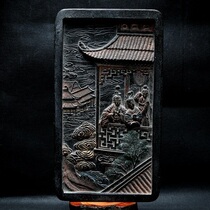 (One smile and all the time)Old object Wen Fang Si Bao Hui ink Anhui old ink ingot ink block ink strip pine smoke ink