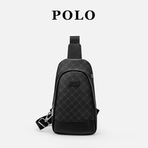 POLO2021 new mens chest Bag Mens shoulder bag shoulder bag small bag fashion fashion pvc small satchel backpack