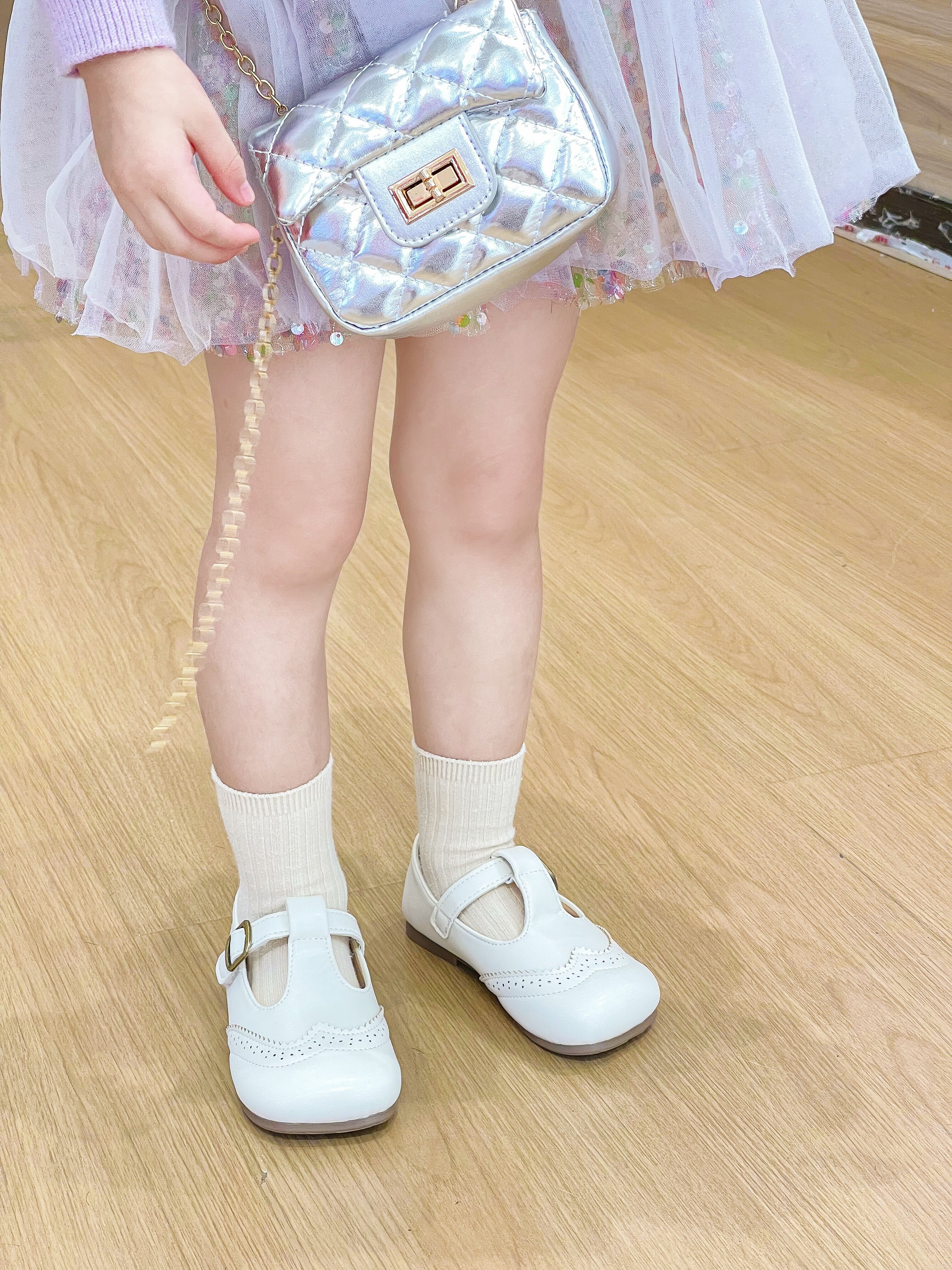 女童黑色皮鞋小女孩公主鞋1