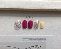 Small Red Book Summer Medecal Patch Finished Product Custom Hand Wearwear Mezi Frosted Fake Nail Sticker white Ins