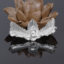 Sterling Silver Dapeng Bird B Dapeng Golden Wing Bird Pendant Silver Dapeng Golden Wing Bird Buddha Rosary Bead Accessories