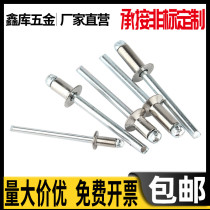 M4M5 national standard 304 stainless steel core pulling rivets countersunk head pull rivets open type pull rivets decorative nails*14x16x20