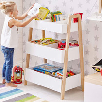 Picture book rack book newspaper rack floor childrens toy storage bookshelf newspaper magazine rack book Fragrance Baby picture book rack