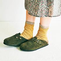 Special price Japan Hygroscopic Perspiration Shidream 100 Lap Warm Comfort Juan Cotton Short Socks Pure Color Five Finger Socks Home Air Conditioning Socks