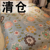 (Special) cotton clip 2021 new quilted tatami bed cover cotton double-sided dual-purpose single Four Seasons universal Kang cover
