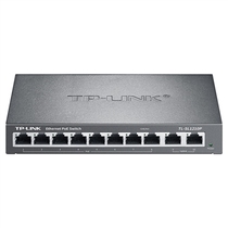 TP-Link TL-SL1210P Plug and Play Gigabit Uplink 8-port 100 Mbps PoE Monitoring Switch