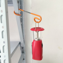 Outdoor Camping S Type Multifunction Self Driving Cruise Metal Hanging Two-way Day Curtain Rod Camping Tent Light Hanging Steam Lights Hook