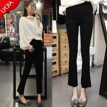 Pregnant Woman Pants Spring Fall Outside Wearing Fashion Boomer Trumpet Pants Spring Spring Dress 90% Beats Bottom Pants Trousers Tovenant Pants