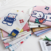 All cotton cartoon sheets single piece of pure cotton quilt single in the dormitory of cute children students