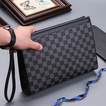 Handbags Mens Hands With Bag Mens Clips Big Card Grisers Grab Bag Mens Bags Big Capacity Business Casual Luxury Wave