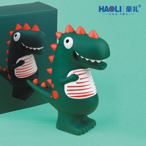 Dinosaur deposit money pot cute creative children savings pot swing piece net red minimalist anti-fall storage money pot for boys and girls