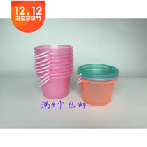 Small bucket Art painting pen washing bucket Seaside digging bucket Paint mixing bucket Car washing bucket