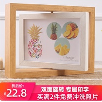 6 Inch 7 Inches Ins Swing Table Double Sided Rotary Photo Frame Logo Nordic Desk Face Individuality Like Pendulum Creative Frame