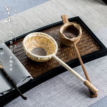 Shengshan Natural Bamboo Tea Filter Tea Leakage Filter Kung Fu Tea Tea Ceremony Zero with Bamboo Tea Tea Leakage