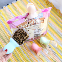 Dog Ze Cat Cute Duck Billed Cat Food Shovel Pet Measuring Spoon Cat Food Seal Clip Multi-function Cat Food Spoon Dog Food Spoon