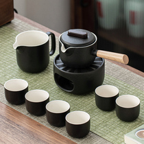Porcelain Hengtang coarse pottery side insulation tea stove ceramic small tea cooker candle alcohol lamp heating furnace flower tea household