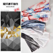 Ruijun swimming hot spring bath towel seaside beach water absorption quick-drying portable towel fitness Sports Travel men and women adults