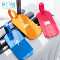  Silicone card cover Luggage tag Waterproof film Suitcase tag Bus card cover pendant Aircraft check-in identification identification tag