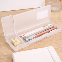 Morning Light Stationery ASB92275 this flavor transparent frosted plastic student pencil box Simple stationery box