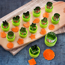 YSJ fruit embossing modeling tool cartoon cut flower creative plate decoration childrens supplementary food baby butterfly surface mold