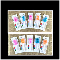 Hot pin K3 box with long handle fine birthday digital candle party Gathering Colour cozy wedding candle