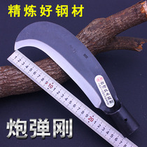 Camping fishing manganese steel wood knife Outdoor open road knife Manual knife Tree cutting bamboo machete hook sickle farm splitting knife